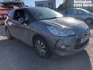 Location: Nottingham - 2010 CITROEN DS3 DSTYLE HDI 90 3 Door Hatchback REG: FD60AEE, Keys: No, MOT Expiry date: 25/05/2025, 1560 Diesel, 5 Speed Manual Diesel, Former Keepers: 4