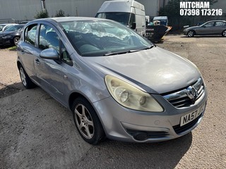 Location: Mitcham - 2007 VAUXHALL CORSA CLUB A/C 5 Door Hatchback REG: NA57JTZ, Keys: No, MOT Expiry date: 28/10/2025, 1229 Petrol, 5 Speed Manual Petrol, Former Keepers: 9