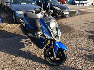 Location: Mitcham - 2020 SYM CROX 125 E4 Motorcycle REG: HJ70VXC, Keys: No, MOT Expiry date: 27/03/2026, 125 Petrol, AUTOMATIC, Former Keepers: 5