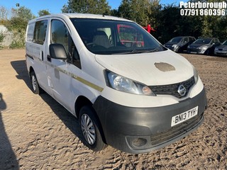 Location: Peterborough - 2013 NISSAN NV200 SE DCI Car Derived Van REG: BN13TYH, Keys: No, MOT Expiry date: 31/01/2026, 1461 Diesel, 5 Speed Manual Diesel, Former Keepers: 5