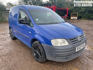 Location: Peterborough - 2007 VOLKSWAGEN CADDY 69PS SDI Car Derived Van REG: EU07KGG, Keys: No, MOT Expiry date: 31/10/2025, 1968 Diesel, 5 Speed Manual Diesel, Former Keepers: 9