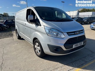 Location: Brentwood - 2015 FORD TRANSIT CUSTOM 290 LTD E- Panel Van REG: YR15PZE, Keys: No, MOT Expiry date: 23/03/2026, 2198 Diesel, 6 Speed Manual Diesel, Former Keepers: 9