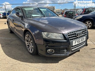 Location: Brentwood - 2011 AUDI A5 SE TDI CVT 5 Door Hatchback REG: FY61RDV, Keys: No, MOT Expiry date: 18.07.2025, 1968 Diesel, Variable 1 Speed Auto Diesel, Former Keepers: 12