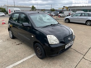 Location: Brentwood - 2007 KIA PICANTO LS 5 Door Hatchback REG: EX57WVU, Keys: No, MOT Expiry date: 15.08.2024, 1086 Petrol, 5 Speed Manual Petrol, Former Keepers: 4