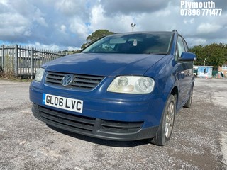 Location: Plymouth - 2006 VOLKSWAGEN TOURAN S TDI MPV REG: GL06LVC, Keys: No, MOT Expiry date: 23/06/2025, 1896 Diesel, 6 Speed Manual Diesel, Former Keepers: 4