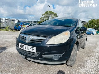 Location: Plymouth - 2007 VAUXHALL CORSA CLUB 5 Door Hatchback REG: WR07UFE, Keys: No, MOT Expiry date: 15/07/2025, 1364 Petrol, 5 Speed Manual Petrol, Former Keepers: 6