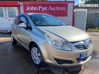 Location: Hull - 2007 VAUXHALL CORSA CLUB 3 Door Hatchback REG: RJ57OYE, Keys: No, MOT Expiry date: 14/04/2025, 1364 Petrol, 5 Speed Manual Petrol, Former Keepers: 11
