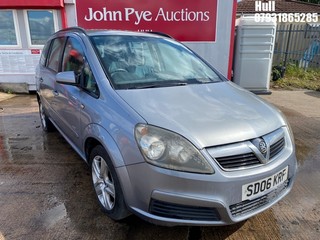 Location: Hull - 2006 VAUXHALL ZAFIRA CLUB MPV REG: SD06KRF, Keys: No, MOT Expiry date: 01/12/2024, 1598 Petrol, 5 Speed Manual Petrol, Former Keepers: 6
