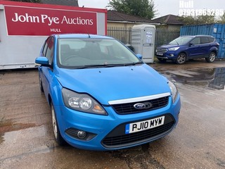 Location: Hull - 2010 FORD FOCUS ZETEC 100 5 Door Hatchback REG: PJ10MYW, Keys: No, MOT Expiry date: 26/07/2024, 1596 Petrol, 5 Speed Manual Petrol, Former Keepers: 4