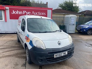 Location: Hull - 2010 RENAULT KANGOO ML19 67 DCI Car Derived Van REG: NX60YML, Keys: No, MOT Expiry date: 11/06/2024, 1461 Diesel, 5 Speed Manual Diesel, Former Keepers: 3