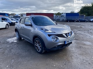 Location: Leeds - 2017 NISSAN JUKE N-CONNECTA DIG-T 5 Door Hatchback REG: VN67NYV, Keys: Yes, MOT Expiry date: 21-07-2024, 1197 Petrol, 6 Speed Manual Petrol, Former Keepers: 2
