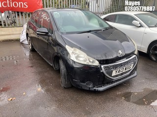 Location: Hayes - 2013 PEUGEOT 208 ACCESS PLUS 5 Door Hatchback REG: YA13WXG, Keys: No, MOT Expiry date: 03/05/2025, 1199 Petrol, 5 Speed Manual Petrol, Former Keepers: 7