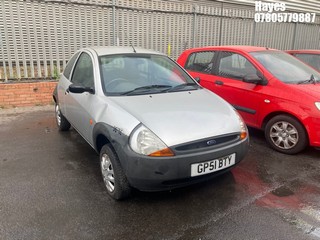 Location: Hayes - 2002 FORD KA 3 Door Hatchback REG: GP51BTY, Keys: No, MOT Expiry date: 02/09/2025, 1299 Petrol, 5 Speed Manual Petrol, Former Keepers: 8