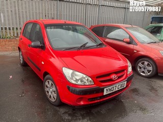 Location: Hayes - 2007 HYUNDAI GETZ GSI 5 Door Hatchback REG: YH07CXU, Keys: No, MOT Expiry date: 29/05/2025, 1086 Petrol, 5 Speed Manual Petrol, Former Keepers: 7