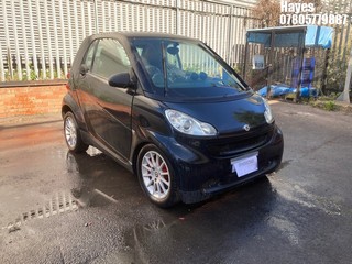 Location: Hayes - 2009 SMART FORTWO PASSION CDI AUTO Coupe REG: SH09OJG, Keys: No, MOT Expiry date: 15/12/2023, 799 Diesel, 5 Speed Auto Diesel, Former Keepers: 11