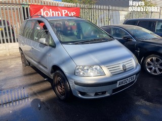 Location: Hayes - 2002 VOLKSWAGEN SHARAN SE AUTO MPV REG: AK02CXA, Keys: No, MOT Expiry date: 29/08/2025, 1984 Petrol, 4 Speed Auto Petrol, Former Keepers: 9