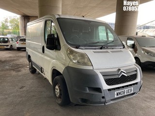 Location: Hayes - 2008 CITROEN RELAY 30 100HP SWB Panel Van REG: WM08UEB, Keys: No, MOT Expiry date: 07/12/2024, 2198 Diesel, 5 Speed Manual Diesel, Former Keepers: 2