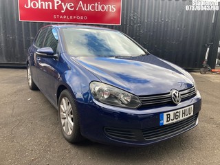 Location: Stapleford - 2011 VOLKSWAGEN GOLF MATCH TDI 5 Door Hatchback REG: BJ61HUU, Keys: Yes, MOT Expiry date: 16/01/2026, 1598 Diesel, 5 Speed Manual Diesel, Former Keepers: 5