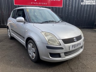 Location: Stapleford - 2011 SUZUKI SWIFT SZ2 3 Door Hatchback REG: FE11RYH, Keys: Yes, MOT Expiry date: 19/01/2024, 1328 Petrol, 5 Speed Manual Petrol, Former Keepers: 4