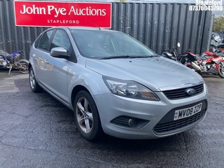 Location: Stapleford - 2008 FORD FOCUS ZETEC 125 5 Door Hatchback REG: MV08ZZP, Keys: Yes, MOT Expiry date: 11/02/2026, 1798 Petrol, 5 Speed Manual Petrol, Former Keepers: 3