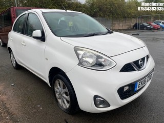 Location: Manchester - 2016 NISSAN MICRA ACENTA 5 Door Hatchback REG: EK16ZDO, 1198 Petrol, 5 Speed Manual Petrol, Former Keepers: 4, Keys: No, MOT Expiry date: 27/08/2025