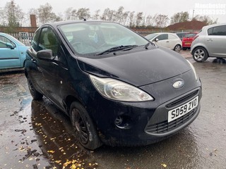 Location: Manchester - 2009 FORD KA STUDIO 3 Door Hatchback REG: SD59ZVO, 1242 Petrol, 5 Speed Manual Petrol, Former Keepers: 10, Keys: No, MOT Expiry date: 11/07/2025