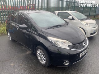 Location: BELVEDERE - 2014 NISSAN NOTE ACENTA MPV REG: MF14MEV, 1198 Petrol, 5 Speed Manual Petrol, Former Keepers: 2, Keys: No, MOT: Expiry date19.12.2025