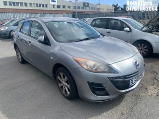 Location: Belvedere - 2010 MAZDA 3 TS2 5 Door Hatchback REG: LS10GDX, Keys: No, MOT Expiry date: 13/03/2026, 1598 Petrol, 5 Speed Manual Petrol, Former Keepers: 5