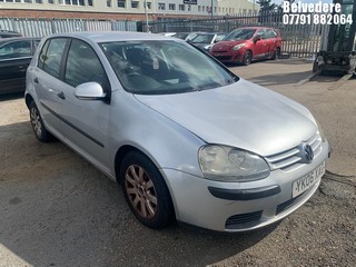 Location: Belvedere - 2006 VOLKSWAGEN GOLF SE AUTO 5 Door Hatchback REG: YK06XAG, Keys: No, MOT Expiry date: 24/05/2025, 1598 Petrol, 6 Speed Auto Petrol, Former Keepers: 6
