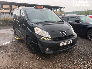 Location: Edinburgh - 2011 PEUGEOT EXPERT E7 TAXI Taxi REG: SF61HCD, Keys: No, MOT Expiry date: 06/12/2024, 1997 Diesel, 6 Speed Manual Diesel, Former Keepers: 3