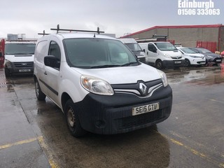 Location: Edinburgh - 2015 RENAULT KANGOO ML19 DCI Car Derived Van REG: SE15GTU, Keys: No, MOT Expiry date: 07/04/2026, 1461 Diesel, 5 Speed Manual Diesel, Former Keepers: 4