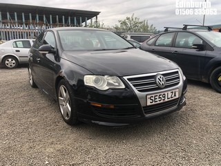 Location: Edinburgh - 2009 VOLKSWAGEN PASSAT R LINE TDI 110 4 Door Saloon REG: SE59LZA, Keys: No, MOT Expiry date: 29/09/2025, 1968 Diesel, 5 Speed Manual Diesel, Former Keepers: 2
