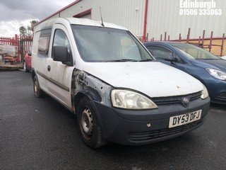 Location: Edinburgh - 2003 VAUXHALL COMBO 1700 DI Car Derived Van REG: DY53DFJ, Keys: No, MOT Expiry date: 14/12/2022, 1686 Diesel, 5 Speed Manual Diesel, Former Keepers: 4