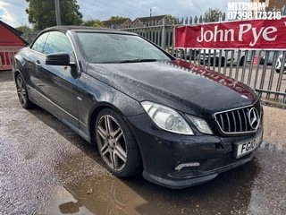 Location: Mitcham - 2010 MERCEDES-BENZ E200 SPT CGI BLUEEFI-CY A Convertible REG: FG10LOA, Keys: No, MOT Expiry date: 21/01/2025, 1796 Petrol, 5 Speed Auto Petrol, Former Keepers: 5