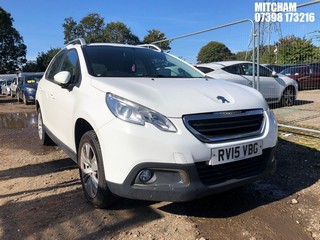 Location: Mitcham - 2015 PEUGEOT 2008 ACTIVE 5 Door Hatchback REG: RV15VBG, Keys: No, MOT Expiry date: 22/09/2025, 1200 Petrol, 5 Speed Manual Petrol, Former Keepers: 5