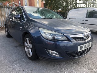 Location: Nottingham - 2010 VAUXHALL ASTRA SRI 5 Door Hatchback REG: DF10AZX, Keys: No, MOT Expiry date: 26/04/2025, 1598 Petrol, 5 Speed Manual Petrol, Former Keepers: 6