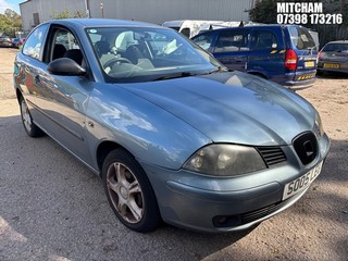 Location: Mitcham - 2005 SEAT IBIZA SX 3 Door Hatchback REG: SO05LEU, Keys: No, MOT Expiry date: 06/08/2025, 1198 Petrol, 5 Speed Manual Petrol, Former Keepers: 8