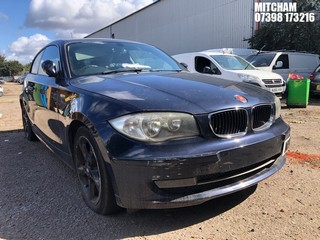 Location: Mitcham - 2008 BMW 116I SE 3 Door Hatchback REG: DE54VAE, Keys: No, MOT Expiry date: 17/11/2023, 1599 Petrol, 6 Speed Manual Petrol, Former Keepers: 10