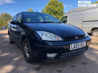 Location: Mitcham - 2003 FORD FOCUS ZETEC 5 Door Hatchback REG: LA03OCL, Keys: No, MOT Expiry date: 19/08/2024, 1796 Petrol, 5 Speed Manual Petrol, Former Keepers: 3