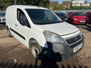 Location: Mitcham - 2016 PEUGEOT  PARTNER 850 S L1 HDI Panel Van REG: NU66VXH, Keys: No, MOT Expiry date: 13/04/2024, 1560 Diesel, 5 Speed Manual Diesel, Former Keepers: 2