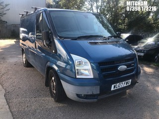 Location: Mitcham - 2007 FORD TRANSIT 110 T280S FWD Panel Van REG: WL07FWU, Keys: No, MOT Expiry date: 02/06/2025, 2198 Diesel, 5 Speed Manual Diesel, Former Keepers: 9