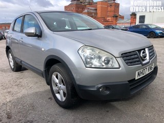 Location: Nottingham - 2007 NISSAN QASHQAI ACENTA 2WD 5 Door Hatchback REG: NH07VNG, Keys: No, MOT Expiry date: 13/08/2024, 1997 Petrol, 6 Speed Manual Petrol, Former Keepers: 10
