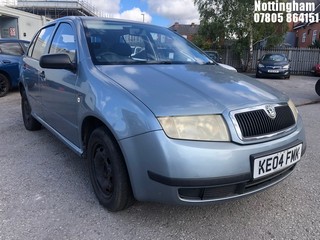 Location: Nottingham - 2004 SKODA FABIA CLASSIC 16V 5 Door Hatchback REG: KE04FMK, Keys: No, MOT Expiry date: 19/12/2025, 1390 Petrol, 4 Speed Auto Petrol, Former Keepers: 9