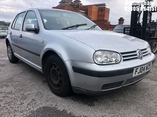 Location: Nottingham - 2004 VOLKSWAGEN GOLF SE 5 Door Hatchback REG: FJ04WZS, Keys: No, MOT Expiry date: 21/04/2026, 1598 Petrol, Manual, Former Keepers: 9