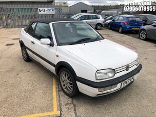 Location: Brentwood - 1997 VOLKSWAGEN GOLF AVANTGARDE CABRIO A Convertible REG: R147VFL, Keys: Yes, MOT Expiry date: 19/08/2022, 1984 Petrol, Auto Petrol, Former Keepers: 7