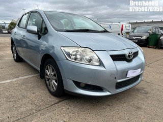 Location: Brentwood - 2008 TOYOTA AURIS T-SPIRIT VVT-I 5 Door Hatchback REG: VK08FSY, Keys: No, MOT Expiry date: 28/03/2026, 1598 Petrol, 5 Speed Manual Petrol, Former Keepers: 3