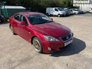 Location: Brentwood - 2005 LEXUS IS 250 SE AUTO 4 Door Saloon REG: GR55YSO, Keys: No, MOT Expiry date: 14.06.2025, 2499 Petrol, 6 Speed Auto Petrol, Former Keepers: 5