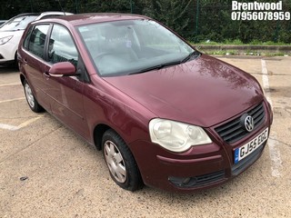 Location: Brentwood - 2005 VOLKSWAGEN POLO S 75 AUTO 5 Door Hatchback REG: GJ55EGC, Keys: No, MOT Expiry date: 02/01/2026, 1400 Petrol, 4 Speed Auto Petrol, Former Keepers: 8