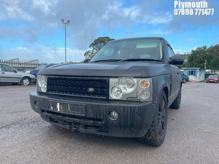 Location: Plymouth - 2003 LAND ROVER RANGE ROVER VOGUE TD6 AUT Estate REG: Y33DBM, Keys: No, MOT Expiry date: 12/05/2025, 2926 Diesel, 5 Speed Auto Diesel, Former Keepers: 7
