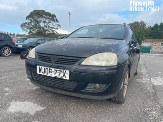 Location: Plymouth - 2006 VAUXHALL CORSA SXI TWINPORT 5 Door Hatchback REG: WJ06ZZX, Keys: No, MOT Expiry date: 24/04/2025, 1229 Petrol, 5 Speed Manual Petrol, Former Keepers: 4